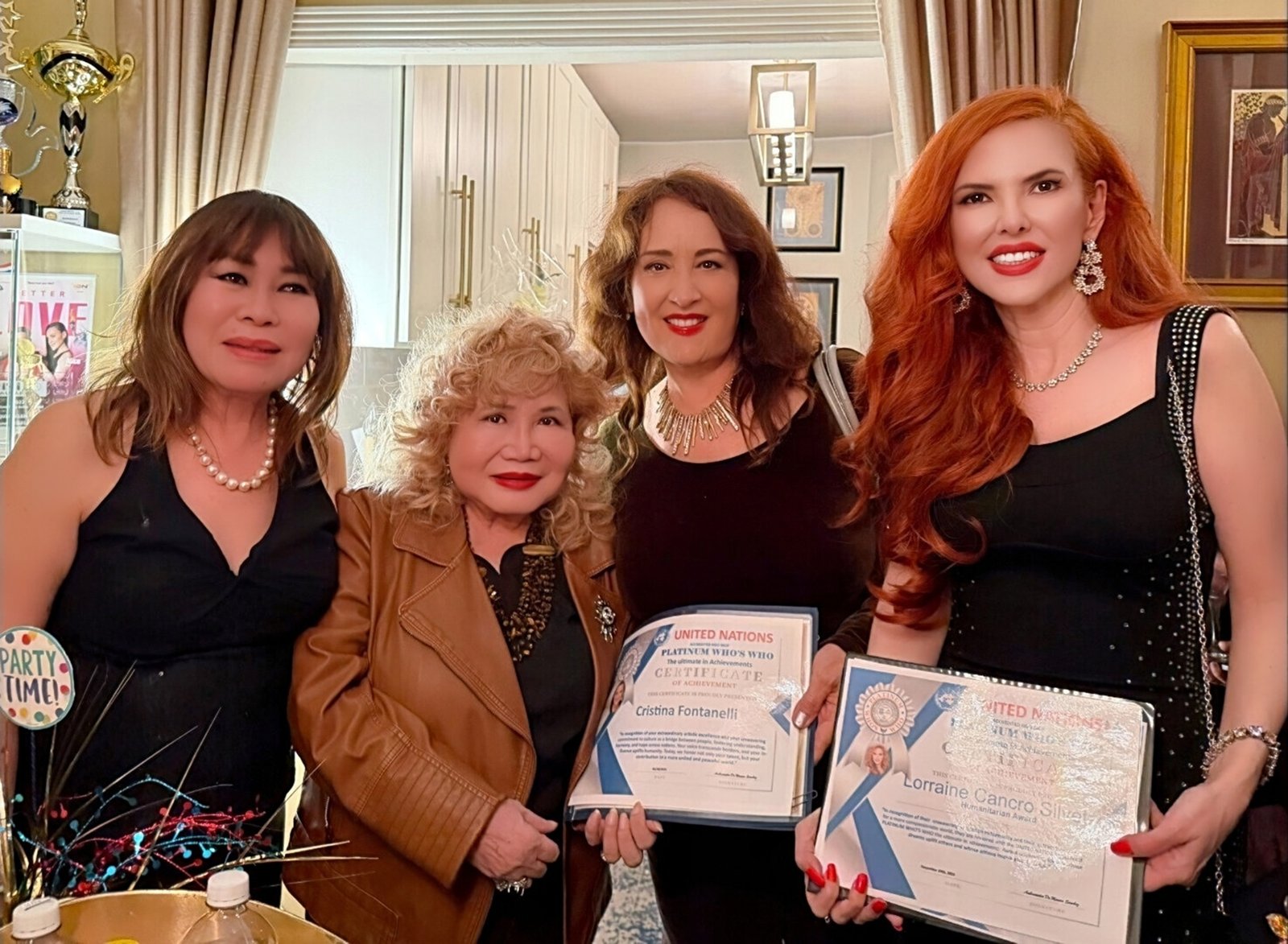 Lorraine Silvetz receives NGO UN Platinum Humanitarian Award