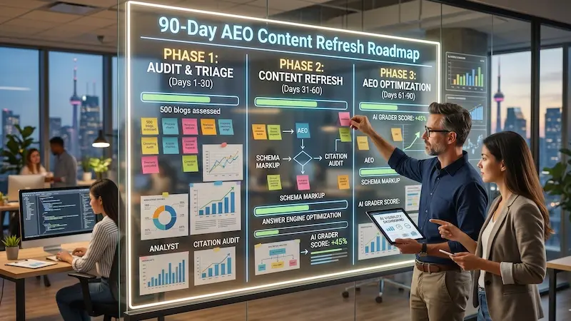 The 'AI-First' Content Refresh: A 90-Day Transformation Roadmap